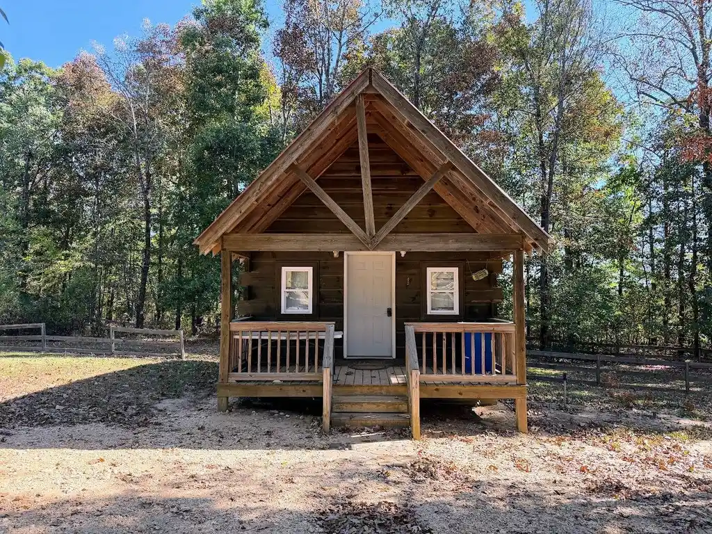 Cabin 1 and its front porch