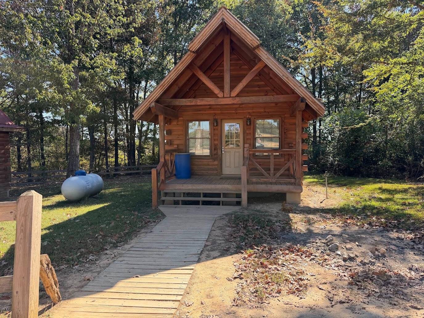 Cabin 3 with its front porch